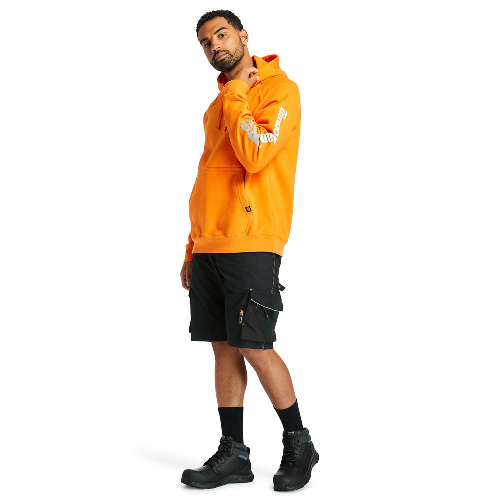 Sudadera Timberland Hombre Pro® Hood Honcho Sport Hoodie Naranjas - Chile XLG-295346
